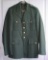 US Army Class A Dress AG-344 Wool Serge Blend Uniform Coat Size 37L United States Army Class A