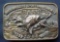 Beautiful High Relief Brass Bass Anglers Sportsman Society BASS Belt Buckle USA MADE, where quality