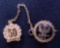 Vintage Fraternal Order of the Eagles FOE 50-Year LA Enamel Pins & Chain Beautiful vintage Fraternal