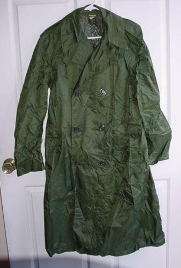 1970s Vintage USMC Marine Corps Green Nylon M-2 Raincoat Size 34S I  recently got this along with | Art, Antiques & Collectibles Collectibles |  Online Auctions | Proxibid