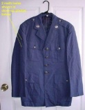 Vietnam War 1964 US Air Force 1084 Shade Wool Uniform Coat Sz 40R w/ Collar Pins Early-Vietnam War,