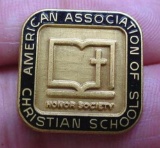 AACS American Association of Christian Schools Honor Society Pin Beautiful Honor Society pin for the
