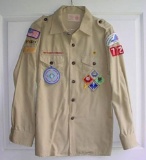 BSA Boy Scouts Obsolete Robert E Lee Virginia Troop 772 Khaki Youth Shirt USA MADE, where quality