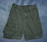 41 BSA Boy Scouts Convertible Centennial Sage Green Uniform Shorts Youth 8 Pre-owned pair of Boy