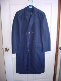1972 Dated Vietnam War USAF US Air Force Blue Poly Wool Overcoat Size 35R Very nice 1972 dated