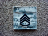 US Army Staff Sergeant SSGT ACU Uniform Rank Patch Pre-owned ACU rank patch for US Army Staff