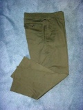 US Army OG-507 Durable Press Olive Green Uniform Utility Pants Waist 36 Pre-owned pair of US Army