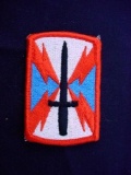 US Army 1101st Signal Battalion Brigade Sleeve SSI Patch Sleeve patch for the US Army 1101st Signal
