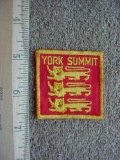 1960-70s Canada Boy Scouts York Summit District Ontario Badge Patch I recently purchased a large