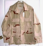 NWT Military US Army Desert Camo Combat Coat Large USA MADE, where quality never goes out of style!