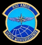 US Air Force 630th Air Mobility Support Squadron Patch Nice cloth embroidered patch for the US Air