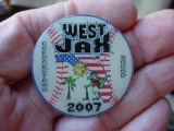 bc73 2007 West Jax Baseball Cooperstown Youth Little League Dream Team Trading Pin This is a Youth