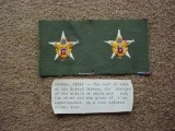 Original 1950s US Army BOS General Staff Corps on OG Twill Cloth I bought an album full of