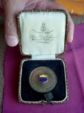 Rare Cased 1936 Nightingale Named Engraved Sussex England Exhibition Award Medal This is a rare and