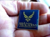 ms110 USAF US Air Force Academy Blue and Silver Lapel or Hat Pin Attractive US Air Force Academy