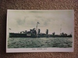 1938 Photographic Postcard of HMS CRUSADER HMCS OTTAWA R.C.N. Warship Original Valentine & Sons real