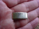 9 Single WWI US Army First Lieutenant Rank C Catch Pin Back Bar by Phelps? Single US Army