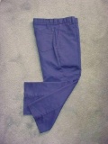 83 BSA Boy Cub Scouts Deep Blue Twill Uniform Trousers Pants Waist 24 Inseam 20 USA UNION MADE,