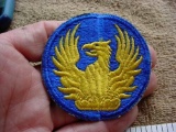 WWII US Army Military Personnel Veterans? Administration Uniform Patch . Original WWII era, cut