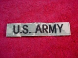 11 US Army Name Tape for ACU Army Combat Uniform . U.S.ARMY name tape for the ACU Army Combat