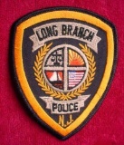 Obsolete Long Branch New Jersey Police Uniform Patch Obsolete Long Branch New Jersey Police