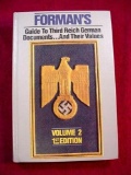 Forman's Guide to Third Reich German Documents and Their Values 1st Ed Volume 2 . TITLE: Forman's