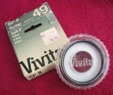 NOS in Box Vivitar Camera Lens SF II Soft Focus Filter 49mm AAFES Cool find here. NEW-OLD STOCK,