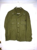 1st Armored Division Vietnam War Era US Army OG-108 Wool Field Shirt Regulation issue, US Army olive