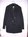 Regulation US Navy 100% Wool Female Pea Coat Peacoat Overcoat 14L Nice regulation and official