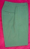 Nice clean pair of pre-owned US ARMY Army Green wool serge trousers. These are the first production