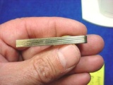 Vintage Gold Tone Metal USN Approved Man's Tie Bar Clip Vintage man's tie bar clip. Measures 2.0