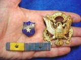 Vintage WWII era ALLEN Military Academy Cadet Insignia & Decorations Vintage WWII era insignia and