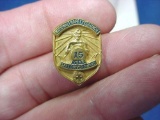 1960s National Safety Council 15 Year Safe Driver Award Enamel Pin 1960s era National Safety Council