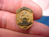 1960s National Safety Council 21 Year Safe Driver Award Enamel Pin 1960s era National Safety Council