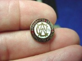 1930s ACWA Clothing Workers Union Membership Enamel Lapel Pin Attractive 1930s era ACWA (Amalgamated