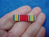US WWII World War II Victory Medal Ribbon Bar Pin Back Mount Has the WWII era pin back reverse.