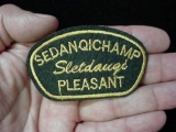 Interesting SEDANQICHAMP Sletdaugi PLEASANT Cloth Patch . SEDANQICHAMP Sletdaugi PLEASANT cloth