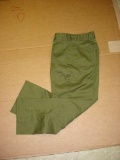 96 Official BSA Boy Scouts Forest Green Uniform Trousers Pants Size 10 Waist 25 USA MADE, where