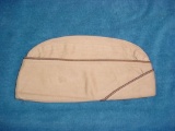 ghat45 . WWII US Army Air Corps Piped Khaki Twill Military Uniform Garrison Cap . Original WWII era