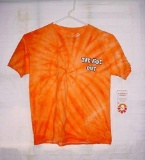 New w/ Tag THE HIDE OUT Child Care Center Shelton CT Orange Burst Tee Shirt Med NEW with TAG, THE