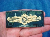 US Navy Information Dominance Warfare Officer NWU Navy Work Uniform Patch . US Navy Information