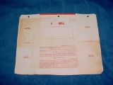 vm23# . Unused WWII Large Victory V-Mail Soldiers Letter Blank Form . Original WWII large blank