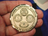 ms139 . US Army Reserve Components Retention DA PERSCOM Challenge Coin of Excellence . Attractive US