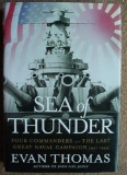 Sea of Thunder 4 Commanders Last Great Naval Campaign 1941-1945 WWII 414 page, hard-back book, with