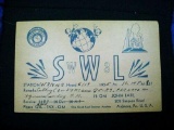 1935 Amateur HAM Short Wave Radio SWL Card Ardmore PA . Original 1935 Amateur Radio (HAM) SWL card