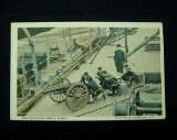 pc43 . Vintage Postcard US Navy Landing Gun & Crew Old Point Comfort VA . The post card measures