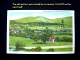 pc68 . Vintage Linen Postcard View of Calf Mountain Waynesboro VA . The post card measures 3.5