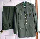 1957 US Army AG44 Enlisted Class A Uniform 7th Infantry Division Veteran Size 37L Here we have a