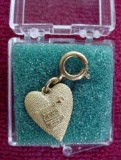 Unknown 1960s era Boxed Gold Heart Charm NEWS ANNOUNCEMENTS EVENTS I have no idea what this is or