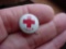 75 WWI American Red Cross 1924 Dated Litho Tin Service Lapel Button Original 1924 dated tin button